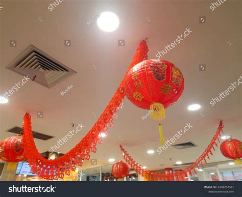 Yogya Mall Pekalongan Hanging Lanterns Chinese Stock Photo 2246252571 ...