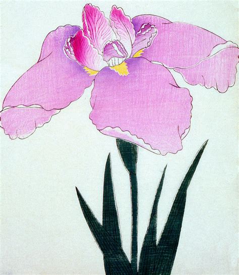 Japanese Flower Painting by Japanese School - Fine Art America