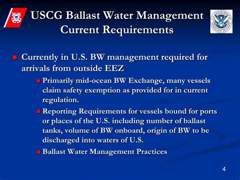 PPT - US Coast Guard Ballast Water Discharge Standard Final Rule PowerPoint Presentation - ID ...