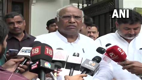 ANI On Twitter WATCH Congress President Mallikarjun Kharge Reacts