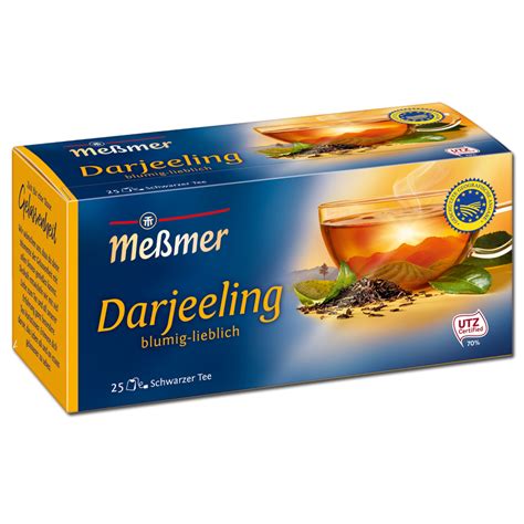 Meßmer Tee Darjeeling 1 Packung 25 Teebeutel Süßigkeiten Online Shop