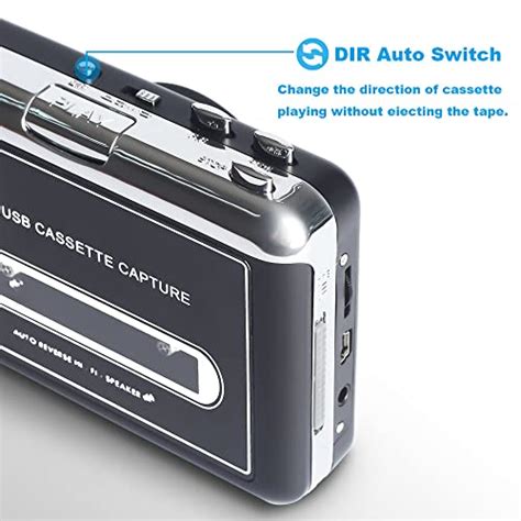 Updated Cassette Player With Speaker Portable Cassette Tape To Mp3 Converter Convert Tapes To