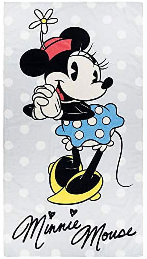 Disney Parks Minnie Mouse Timeless Large Bath Beach Towel Walmart