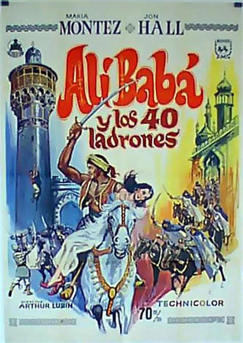 ALI BABA Y LOS 40 LADRONES 1944Dir ARTHUR LUBINCast MARIA MONTEZJON