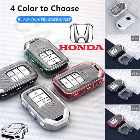 Hot Soft Tpu Car Remote Key Case Cover For Honda Civic Hrv Jazz Brv Crv