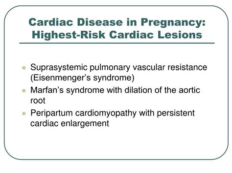 Ppt Approach To Cardiac Disease In Pregnancy Powerpoint Presentation