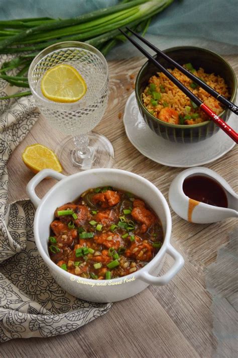 Chicken Manchurian With Gravy Savory Sweetfood