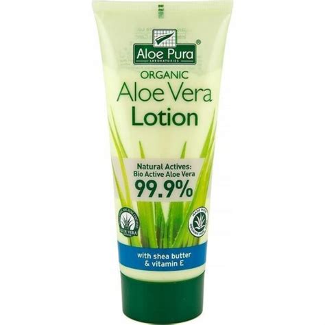 Aloe Pura Organic Aloe Vera Lotion 200ml Buy Online Free Delivery Over £50 Call 01782 310 001