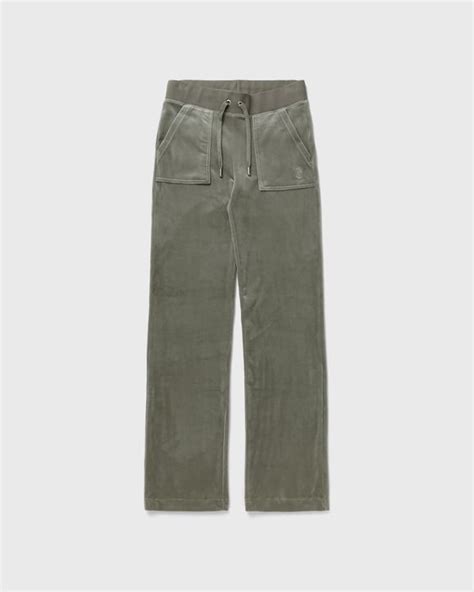 Juicy Couture Wmns Classic Velour Del Ray Pant Grey Bstn Store