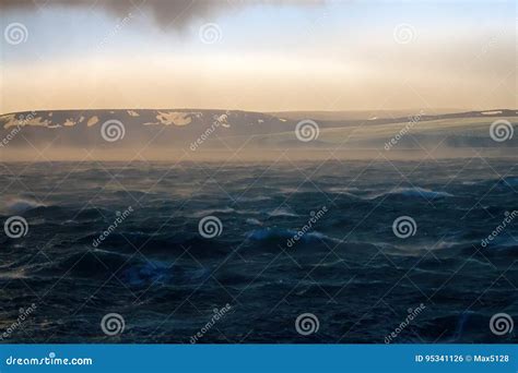 Kara Sea Basin of Arctic Ocean in High Arctic Stock Photo - Image of ...