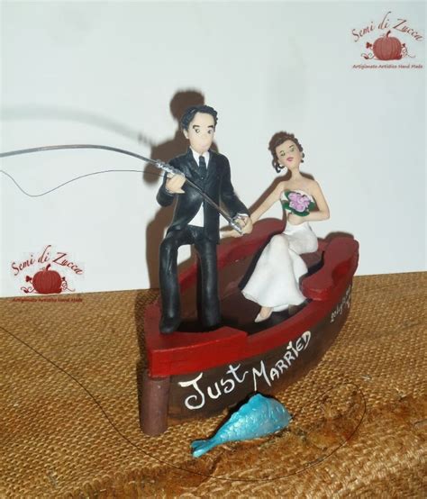 Semi Di Zucca Cake Topper Co Sposi E Pesca