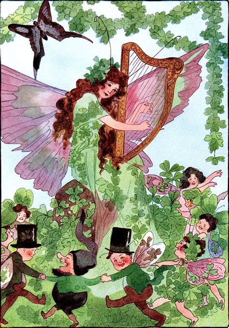 Illustration St Patricks Day From A Year With The Fairies Written