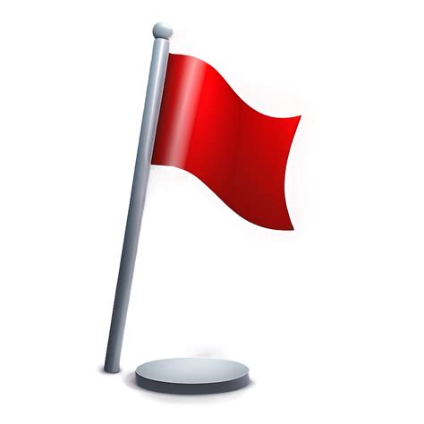 Download Glossy Red Flag Icon Png 49