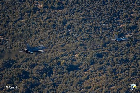 Follow My Lead A Pair Of F 16s From 335 Sqn Tiger Hellenic Air Force