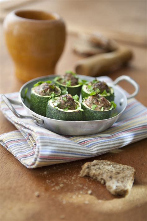 Courgettes Farcies Au B Uf Et La Coriandre Femmes Magazine