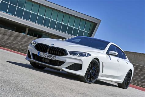 The new BMW 840i Gran Coupe in colour Frozen Brilliant White and 20” M ...