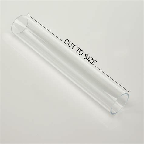 Clear Acrylic Tube 3 Dia 24 Long Plexiglass Pipe Transparent Rigid