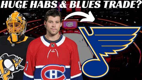 Huge Habs Blues Trade Bruins Canes Sign PTO Deals Bernier