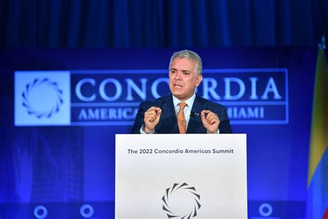 UM Hosts Concordias 2022 Americas Summit President Of Colombia Prime