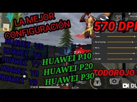 La Mejor Configuracion En Free Fire Dpi Huawei Y Y Y Y Y Y