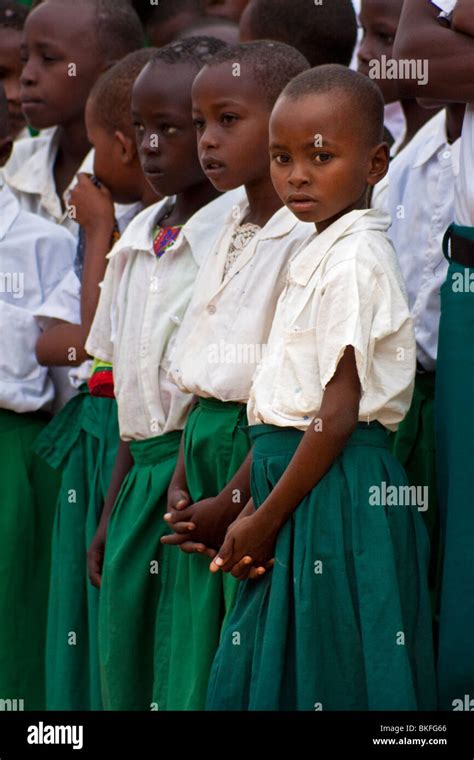 Kenyan School Children in uniforms Stock Photo - Alamy