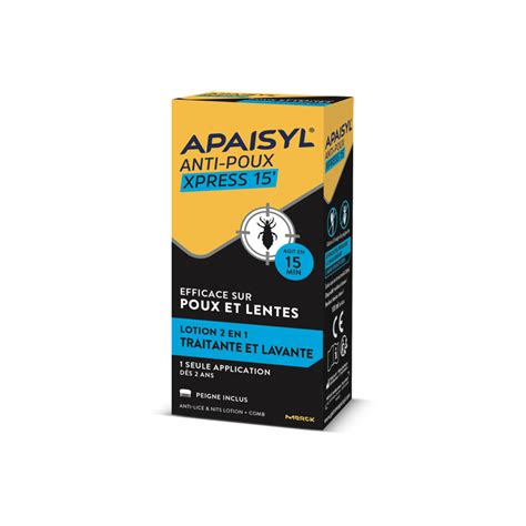 Apaisyl Anti Poux Xpress Lotion En Traitante Et Lavante Des