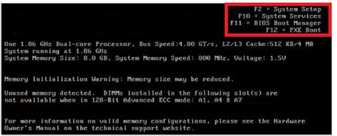 How To Boot Into The Bios Or The Lifecycle Controller On Your Poweredge