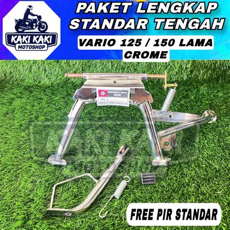 Jual Standar Standart Jagang Cagak Tengah 2 Dua Samping Honda Vario 125