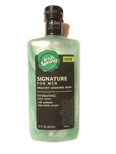 New Irish Spring Signature For Men Hydrating Body Wash 15 Oz