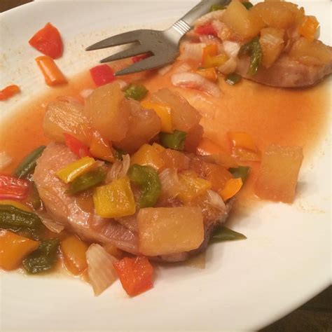 Easy Slow Cooker Sweet And Sour Pork Chops Recipe