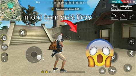 Gameplay De FREE FIRE Morri Dois Tiros YouTube