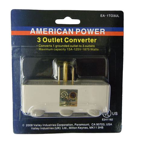 3 OUTLET CONVERTER (UL) - Valley Industries Corporation