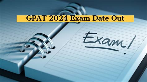 Gpat Exam Date Announced By Nbems Check Latest Notification