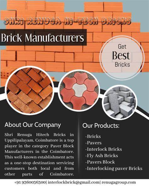 Interlock Bricks Manufacturers In Coimbatore Hitech Bricks Paver