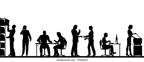 Office Worker Silhouette Png