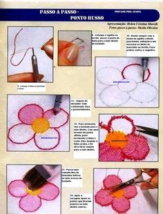 Tapete Em Ponto Russo Artesanato Pinterest Ems