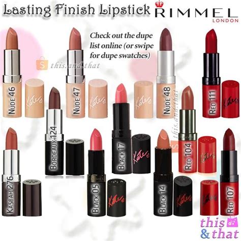 Rimmel Lasting Finish Lipsticks With Kate Moss Line Lazada Ph