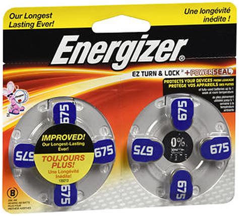 Energizer Hearing Aid Batteries Size Blue Tab Pack Walmart