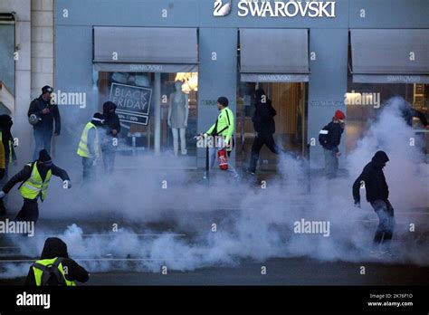 French Fuel Protests Stock Photo Alamy