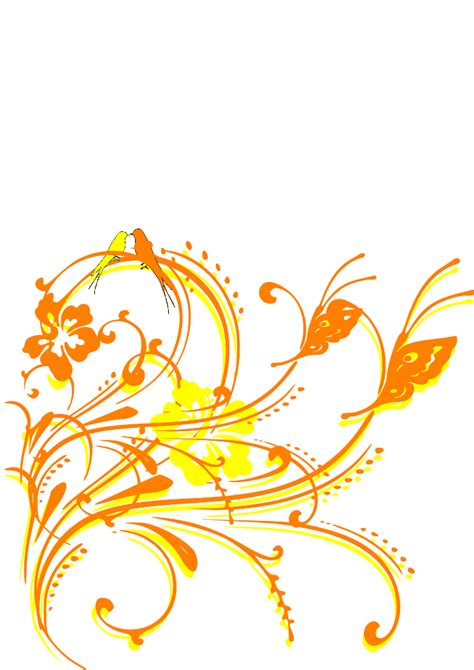 Butterfly Scroll Clip Art At Vector Clip Art Online