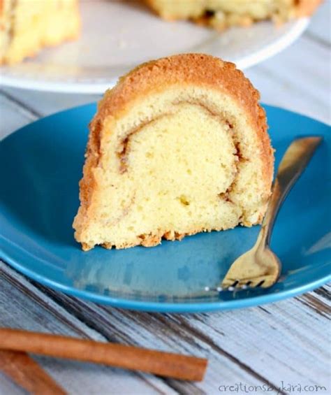 From Scratch Cinnamon Swirl Pound Cake Creations By Kara