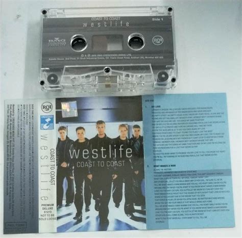 Westlife Coast To Coast English Album Audio Cassette Audio Cassettes