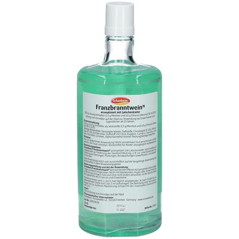 Franzbranntwein N 500 Ml Shop Apotheke