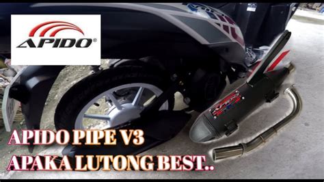 HOW TO INSTALL APIDO PIPE V3 For MIO I 125 KDMOTOVLOG APIDO YouTube