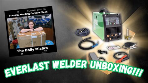 Unboxing Our New Welder Everlast 211SI First Impressions YouTube