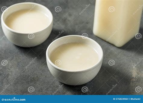 Boozy Makgeolli Korean Rice Wine Stock Photo Image Of Drink Bowl