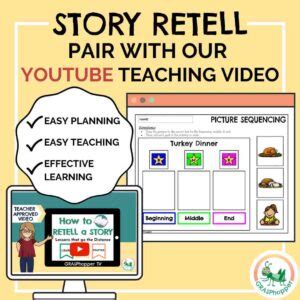 Thanksgiving Story Retell And 3 Picture Sequencing GRASPhopper Learning