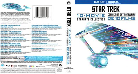 Star Trek - Ten Movie Collection Blu-ray Cover - DVDcover.Com