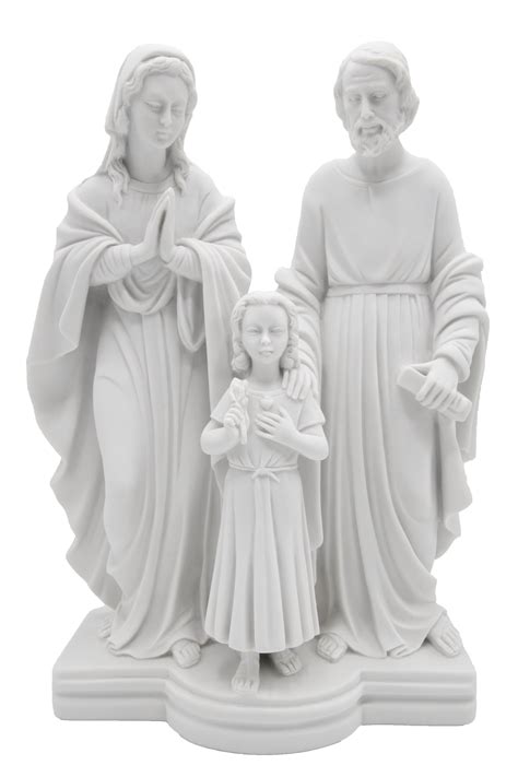 13 Inch Holy Family Catholic Statue of Joseph Mary Jesus Religious Vit ...