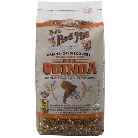 Bob'S Red Mill Organic Whole Grain Red Quinoa - 1Source